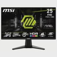 MSI Monitor MAG 255XF 25" IPS, FHD, 300Hz, 1ms, 9S6-3BC21M-021
